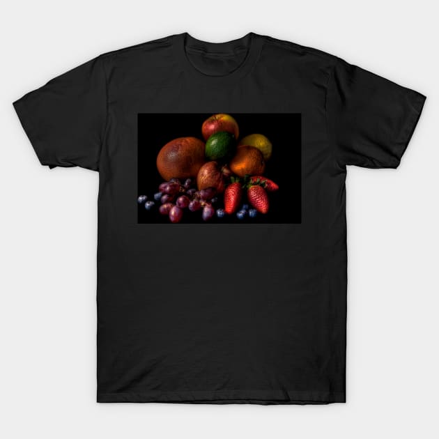 HDR Mixed Fruit T-Shirt by axp7884